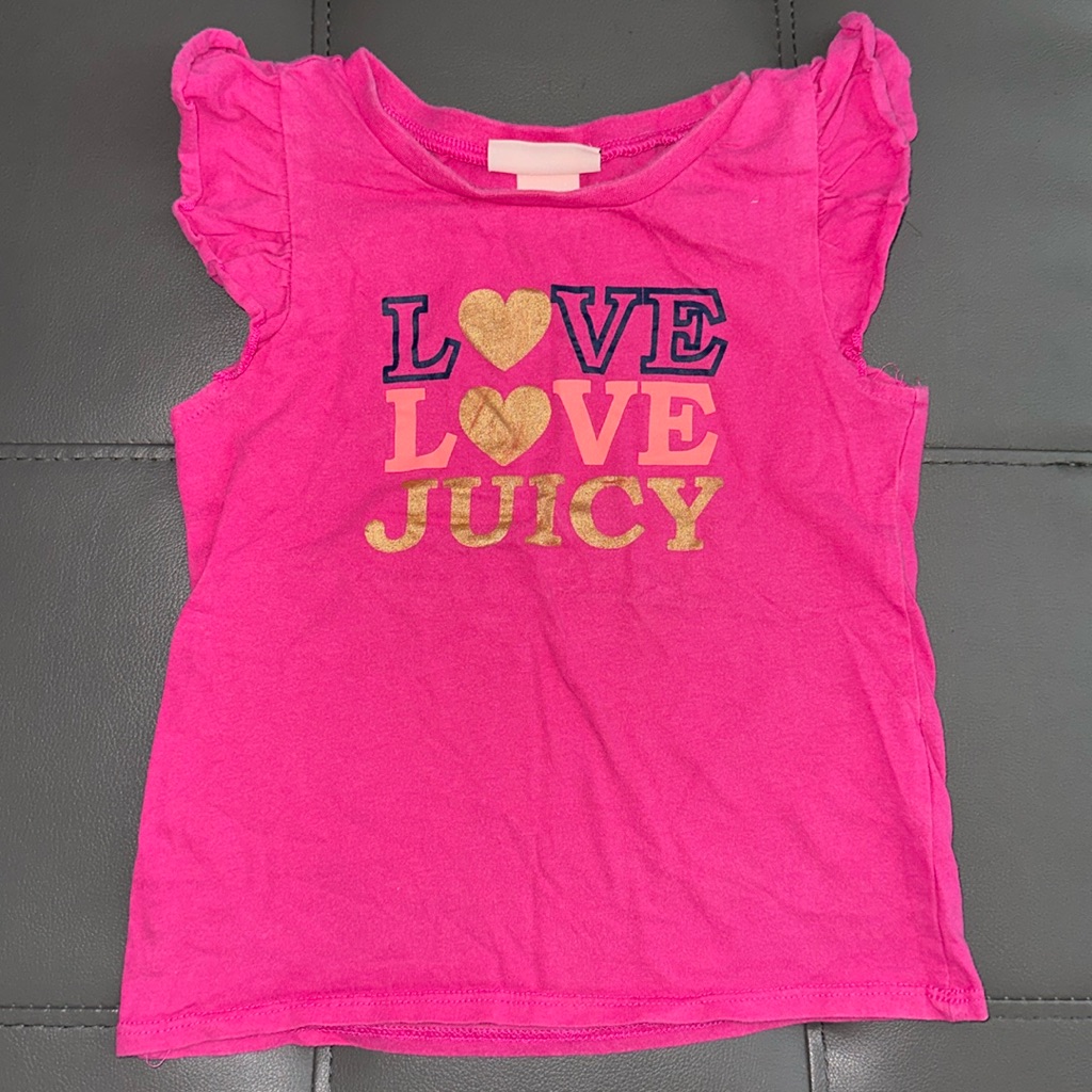 5 For $25 Juicy Couture Shirt, Size 5
